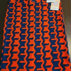 LulaRoe Cassie Womens Simply Comfortable Pencil Skirt Multicolor Size S NWT